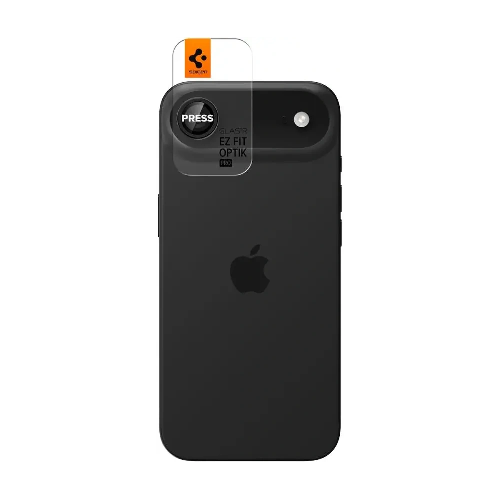 Osłona aparatu Spigen Optik Pro Glas.tr ez Fit Camera Protector do Apple iPhone Air Black [2 PACK]