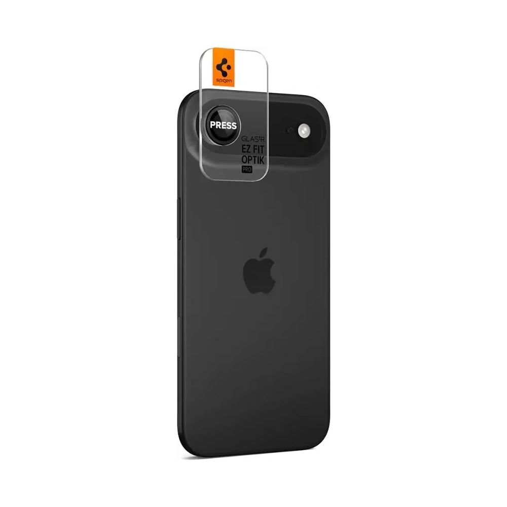 Osłona aparatu Spigen Optik Pro Glas.tr ez Fit Camera Protector do Apple iPhone Air Black [2 PACK]