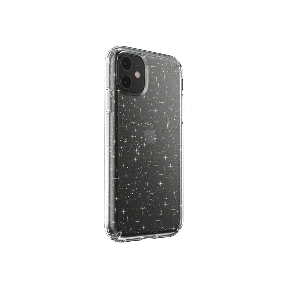 Hurtownia GSM - Etui Speck Presidio Clear mit Glitter für iPhone 11 mit MICROBAN-Beschichtung Gold Glitter/Klar - SPK094GLD - {ean13} - Hurt
