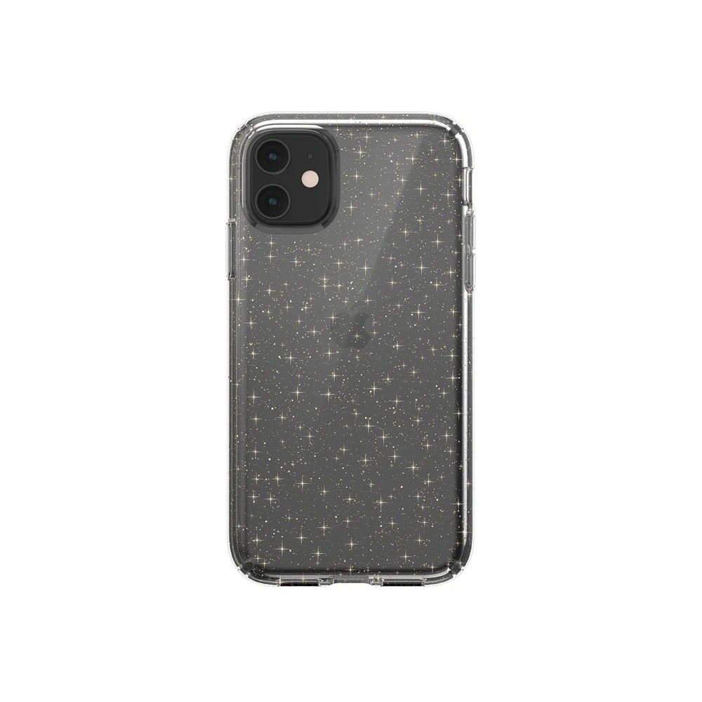 Hurtownia GSM - Etui Speck Presidio Clear mit Glitter für iPhone 11 mit MICROBAN-Beschichtung Gold Glitter/Klar - SPK094GLD - {ean13} - Hurt
