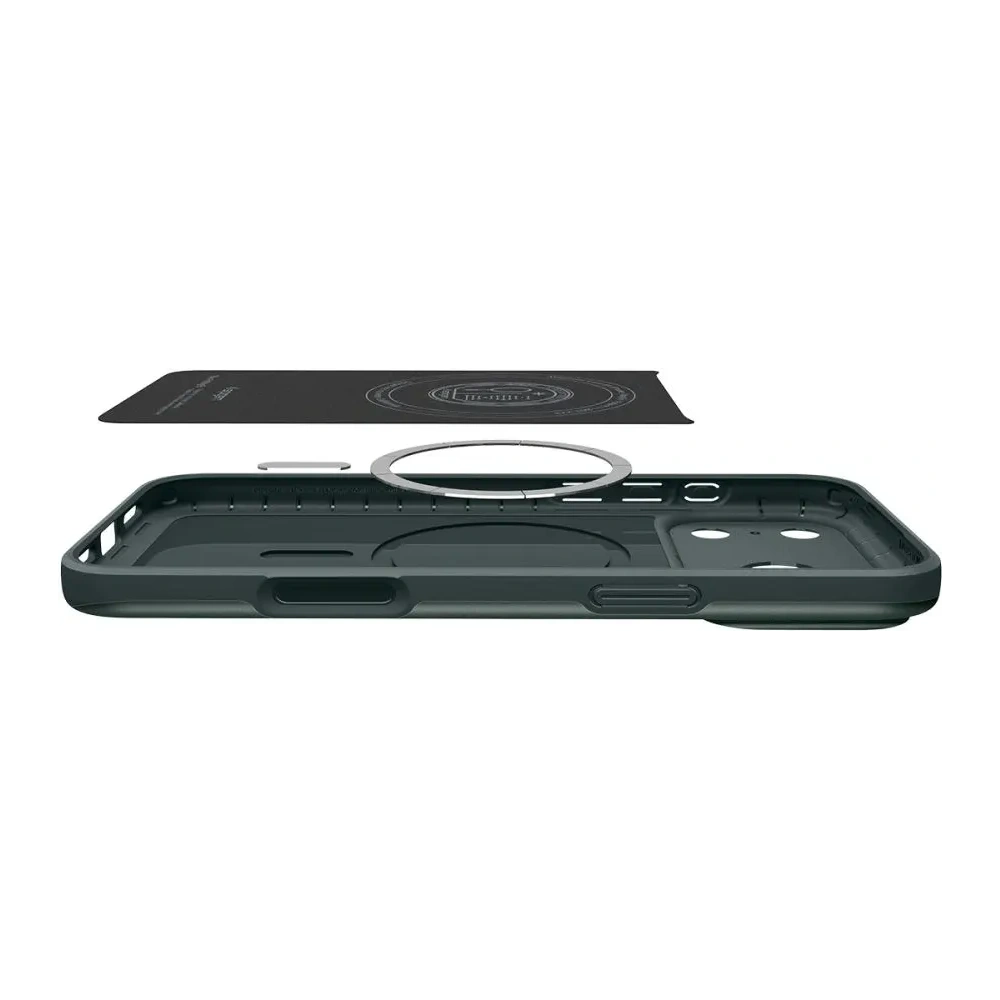 Etui Spigen Thin Fit Mag MagSafe do Apple iPhone 17 Pro Abyss Green