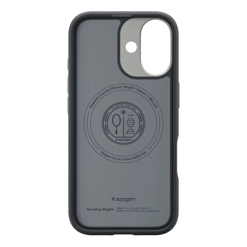 Etui Spigen Nano Pop Mag MagSafe do Apple iPhone 17 Black Sesame