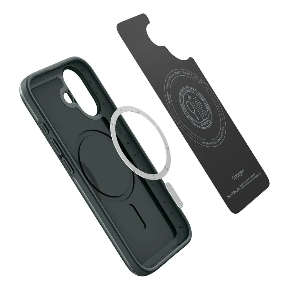 Etui Spigen Thin Fit Mag MagSafe do Apple iPhone 17 Abyss Green