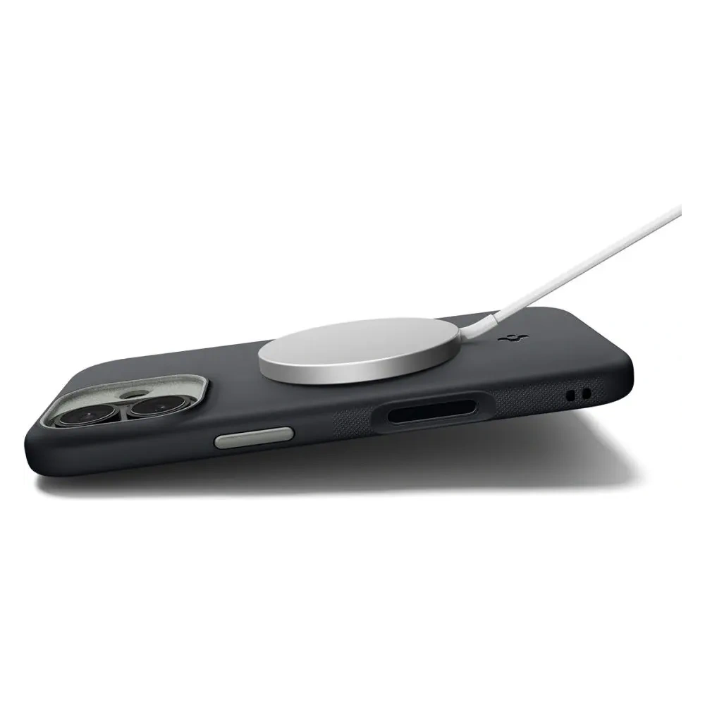 Etui Spigen Nano Pop Mag MagSafe do Apple iPhone 17 Black Sesame