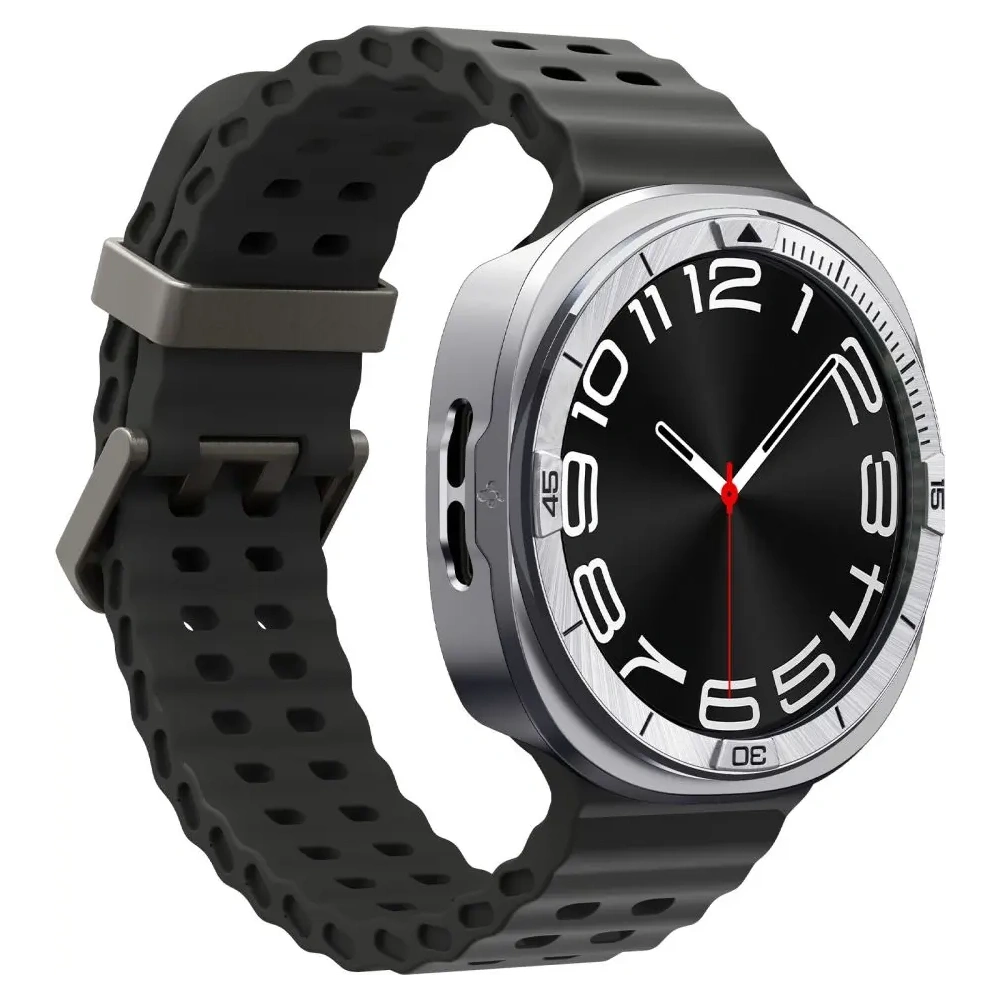 Nakładka Spigen Bezel Tune Pro Pilot do Samsung Galaxy Watch 8 44mm Silver