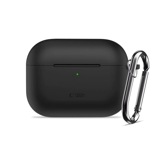 Etui Tech-Protect Silicone Hook do Apple AirPods Pro 3 Black