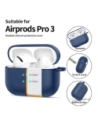 Etui Tech-Protect Silicone Hook do Apple AirPods Pro 3 Navy Blue