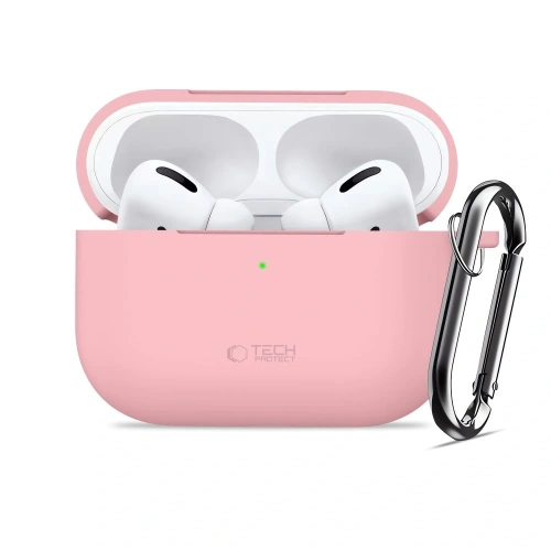 Etui Tech-Protect Silicone Hook do Apple AirPods Pro 3 Dusty Pink
