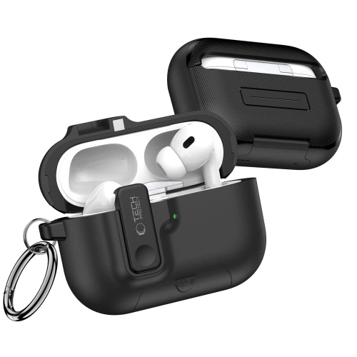 Etui Tech-Protect Slim Hook do Apple AirPods Pro 3 Black
