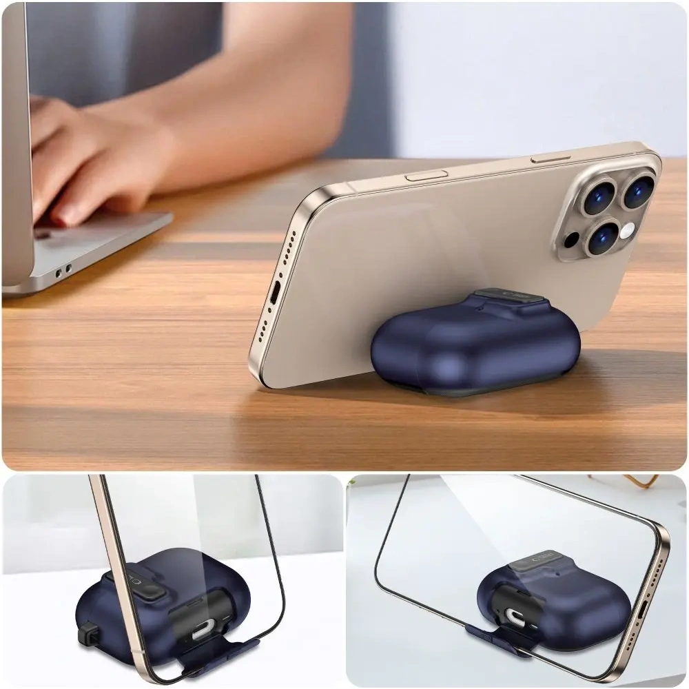 Etui Tech-Protect Slim Hook do Apple AirPods Pro 3 Navy Blue