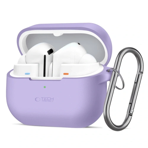 Etui Tech-Protect Silicone Hook Samsung Galaxy Buds 3 / 3 FE / 3 Pro Lavender