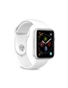 Elastický pásek PURO ICON Band Apple Watch 4/5/6/7/SE/8/9/10 40/41/42mm (S/M & M/L) (bílý)