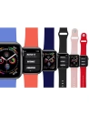 Hurtownia GSM - Elastický pásek PURO ICON Band Apple Watch 4/5/6/7/SE/8/9/10 40/41/42mm (S/M & M/L) (bílý) - PUR137WHT - {ean13} - Hurt