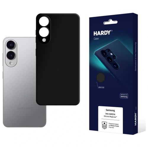 Etui 3MK HARDY Silicone MagCase do Samsung Galaxy S25 Edge czarny