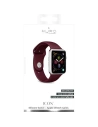 Hurtownia GSM - Elastický pásek PURO ICON Band Apple Watch 4/5/6/7/SE/8/9/Ultra 44/45/49mm (S/M & M/L) (bordový) - PUR139RED - {ean13} - Hurt