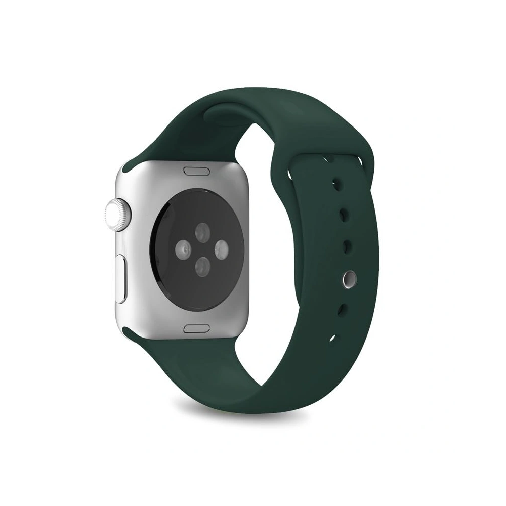 Hurtownia GSM - Elastický pásek PURO ICON Band Apple Watch 4/5/6/7/SE/8/9/Ultra 44/45/49mm (S/M & M/L) (tmavě zelený) - PUR140GRN - {ean13} - Hurt
