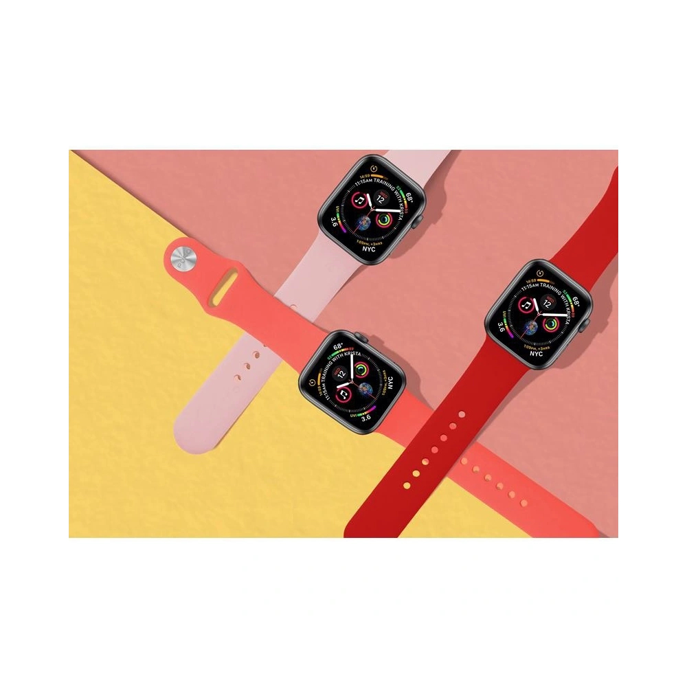 Hurtownia GSM - Elastický pásek PURO ICON Band Apple Watch 4/5/6/7/SE/8/9/Ultra 44/45/49mm (S/M & M/L) (Taupe) - PUR141GRY - {ean13} - Hurt