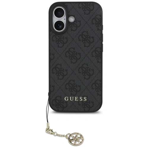 Etui Guess 4G Charms Collection MagSafe do Apple iPhone 17 czarny