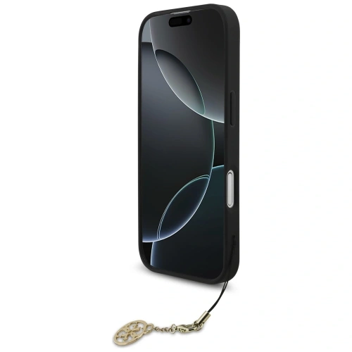Etui Guess 4G Charms Collection MagSafe do Apple iPhone 17 czarny