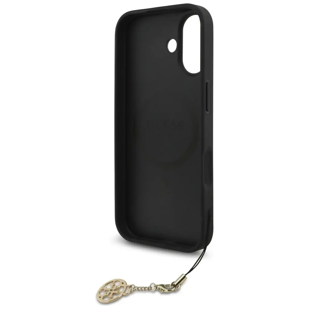 Etui Guess 4G Charms Collection MagSafe do Apple iPhone 17 czarny