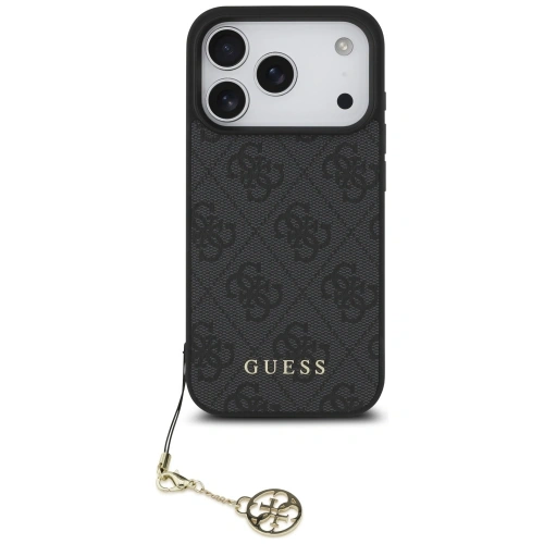 Etui Guess 4G Charms Collection MagSafe do Apple iPhone 17 Pro czarny