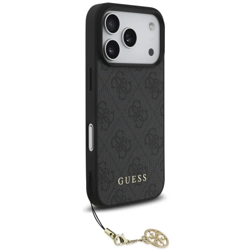 Etui Guess 4G Charms Collection MagSafe do Apple iPhone 17 Pro czarny