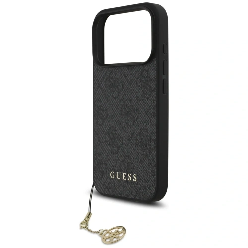 Etui Guess 4G Charms Collection MagSafe do Apple iPhone 17 Pro czarny