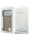 Etui Guess 4G Charms Collection MagSafe do Apple iPhone 17 Pro Max brązowy