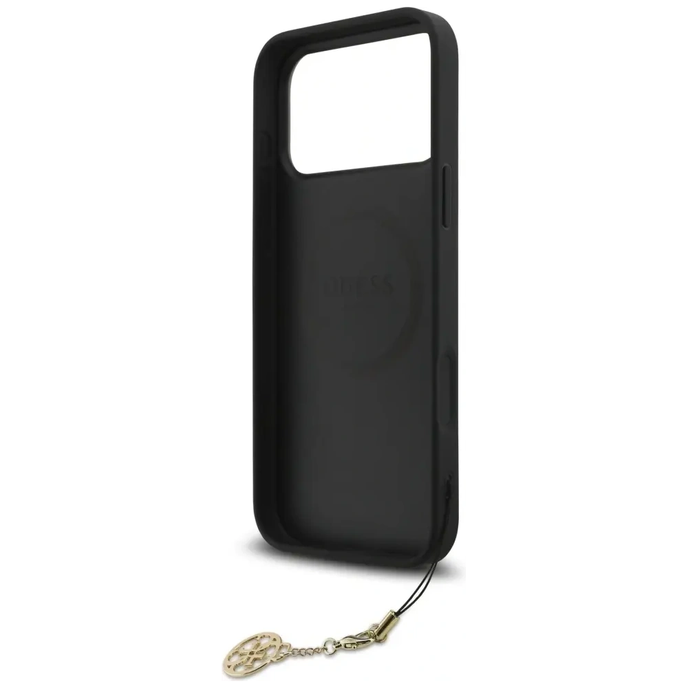 Etui Guess 4G Charms Collection MagSafe do Apple iPhone 17 Pro Max czarny