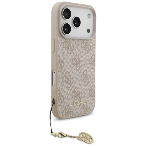 Etui Guess 4G Charms Collection MagSafe do Apple iPhone 17 Pro różowy