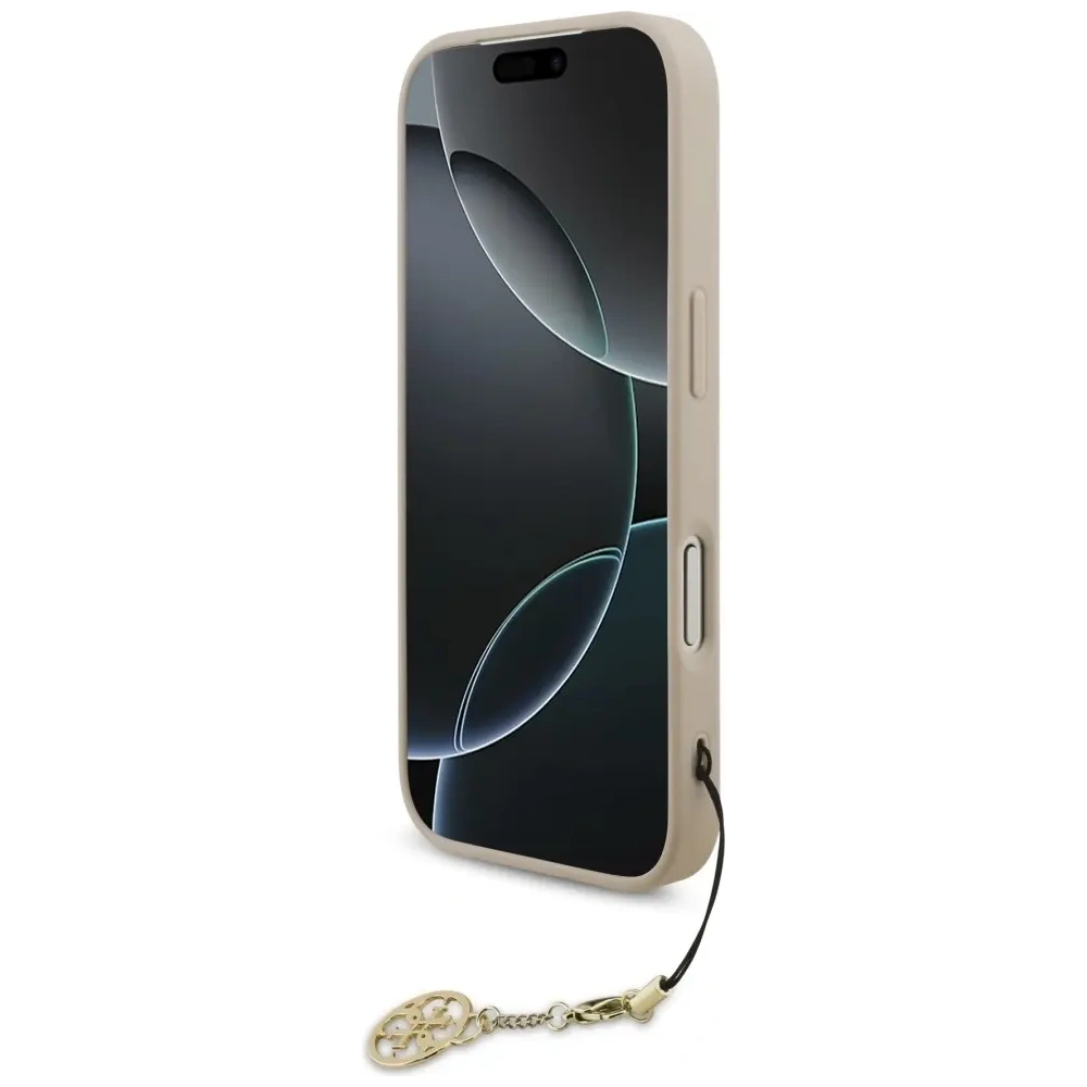 Etui Guess 4G Charms Collection MagSafe do Apple iPhone 17 Pro różowy