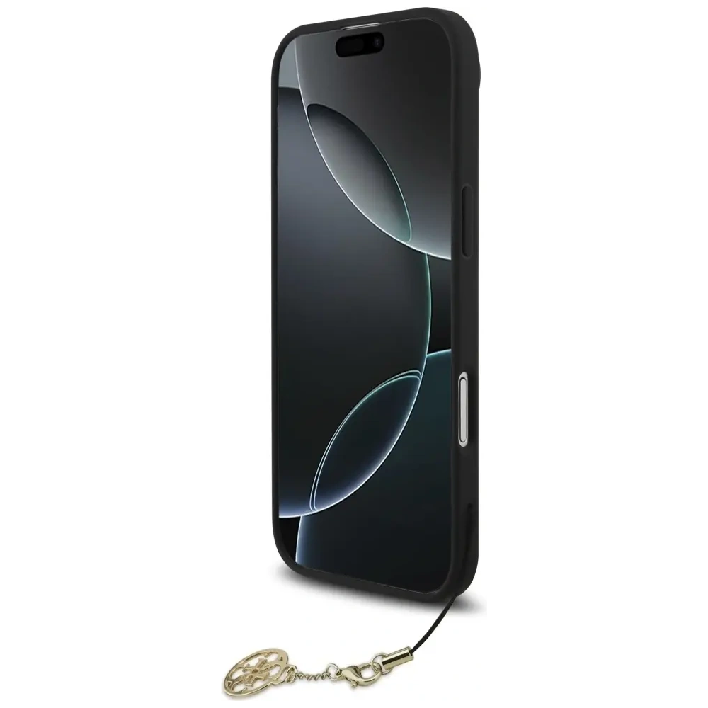 Etui Guess 4G Charms Collection MagSafe do Apple iPhone Air czarny