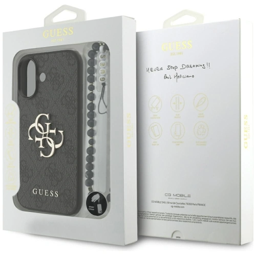 Etui Guess 4G Strap 4G Classic Logo do Apple iPhone 17 czarny