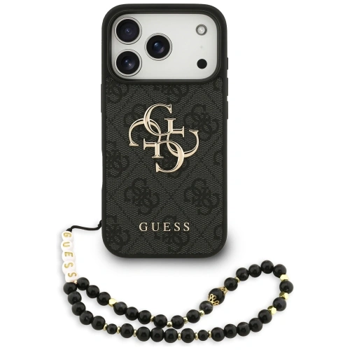 Etui Guess 4G Strap 4G Classic Logo do Apple iPhone 17 Pro czarny