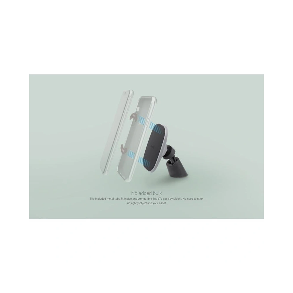 Wholesale Moshi SnapTo™ Magnetic Car Mount (Gray) - MOSH055GRY - {ean13} - Hurt
