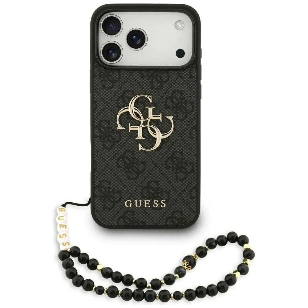 Etui Guess 4G Strap 4G Classic Logo do Apple iPhone 17 Pro Max czarny
