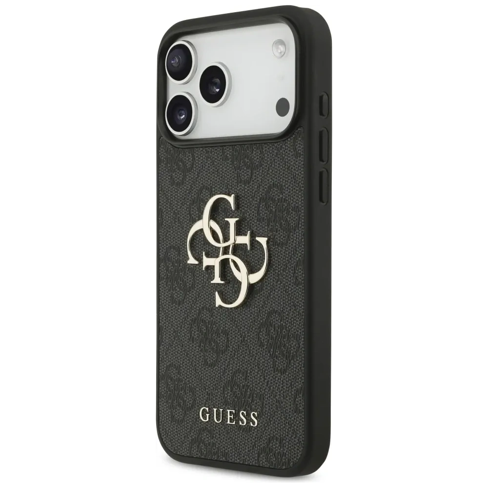 Etui Guess 4G Strap 4G Classic Logo do Apple iPhone 17 Pro Max czarny