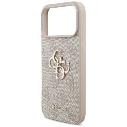 Etui Guess 4G Strap 4G Classic Logo do Apple iPhone 17 Pro Max różowy