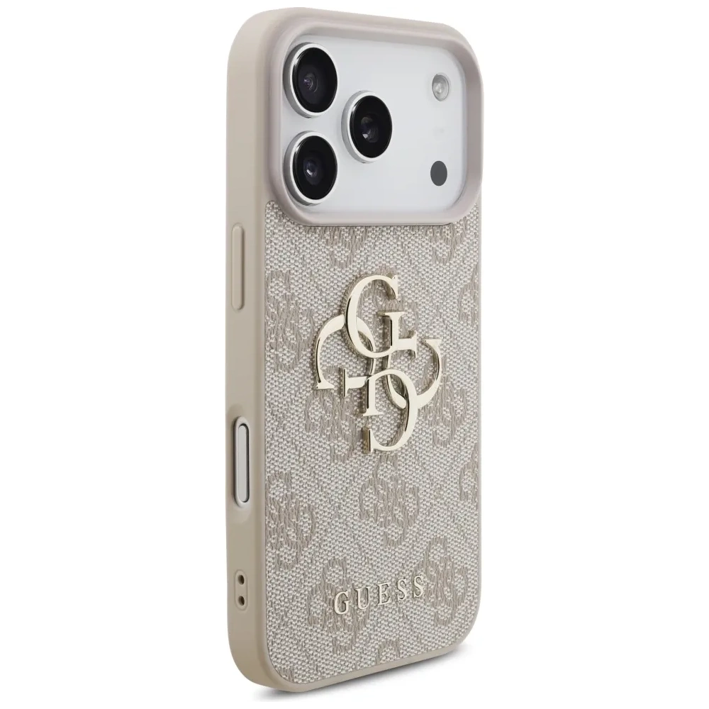 Etui Guess 4G Strap 4G Classic Logo do Apple iPhone 17 Pro różowy