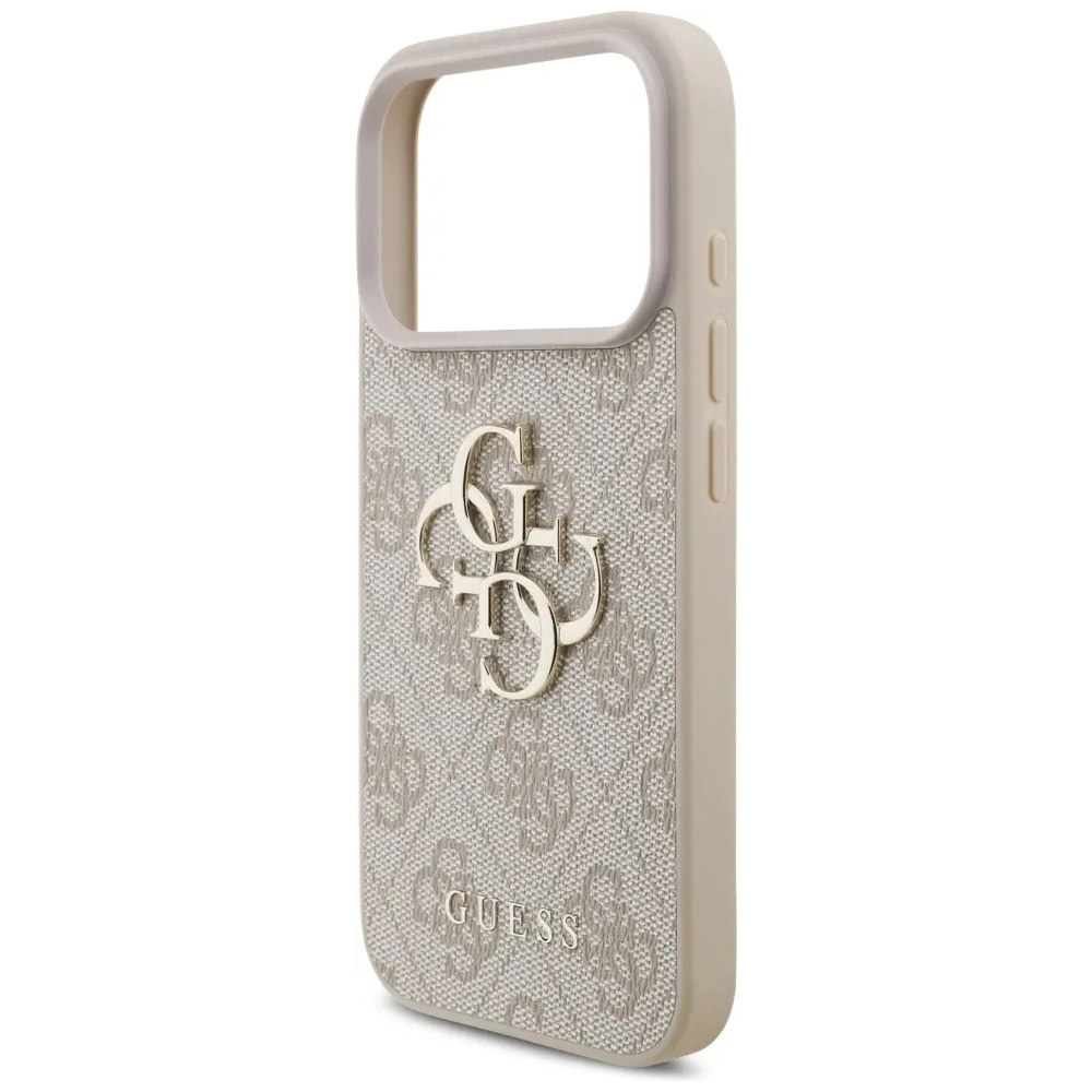 Etui Guess 4G Strap 4G Classic Logo do Apple iPhone 17 Pro różowy