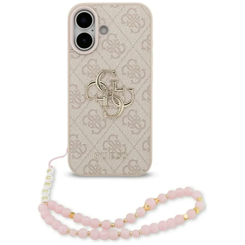 Etui Guess 4G Strap 4G Classic Logo do Apple iPhone 17 różowy