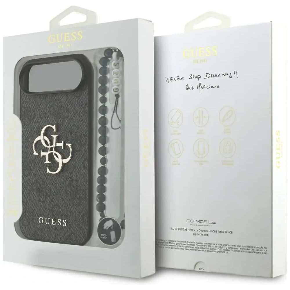 Etui Guess 4G Strap 4G Classic Logo do Apple iPhone Air czarny