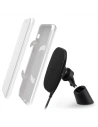 Moshi SnapTo™ Magnetic Car Mount with Wireless Charging (Gray)