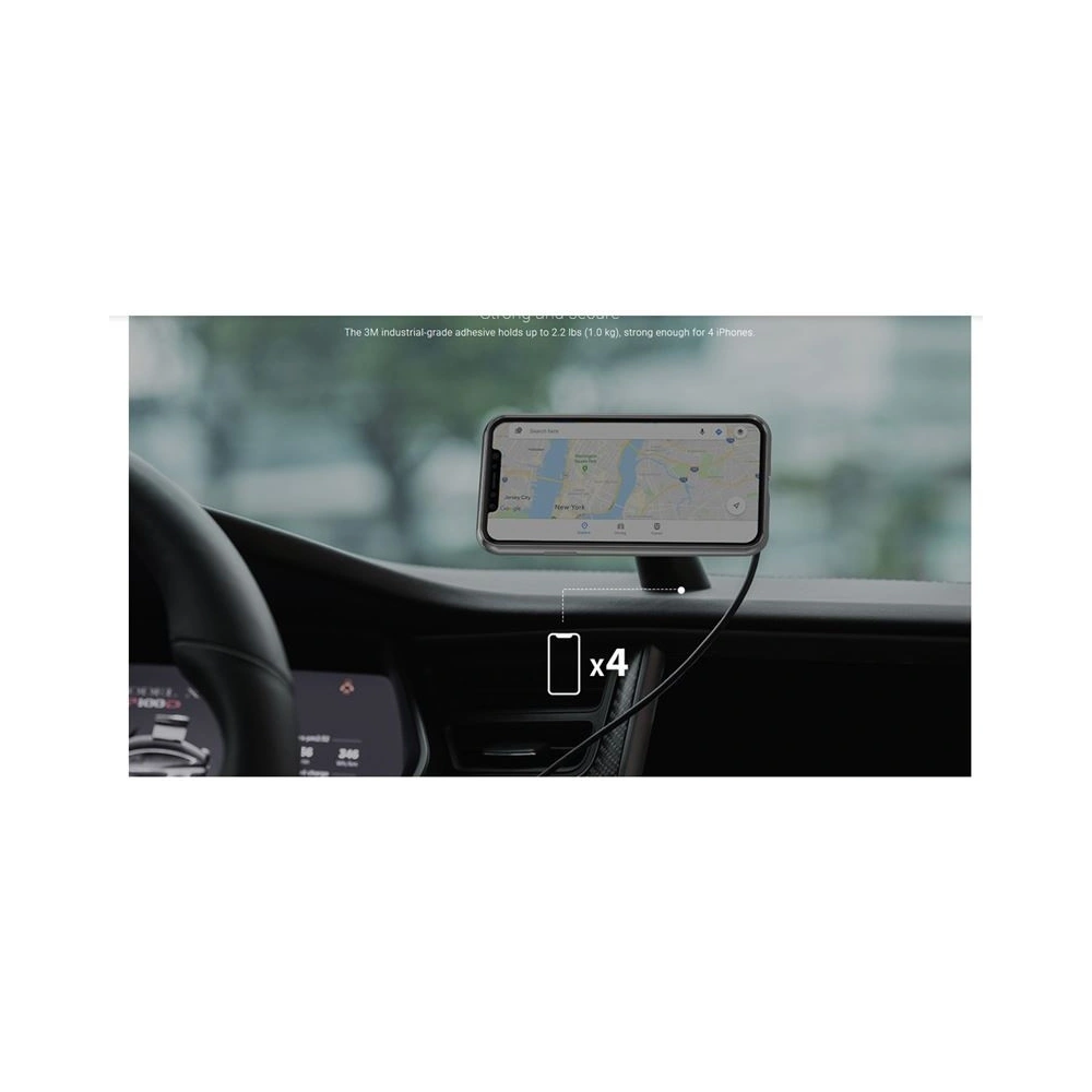 Hurtownia GSM - Magnetický automobilový držák Qi Moshi SnapTo Magnetic s bezdrátovým nabíjením 10W (černý) - MOSH056BLK - {ean13} - Hurt