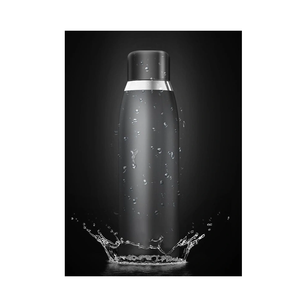 Hurtownia GSM - Termos PURO Smart Bottle 500ml INOX s chytrým víčkem LED (černá) - PUR144BLK - {ean13} - Hurt