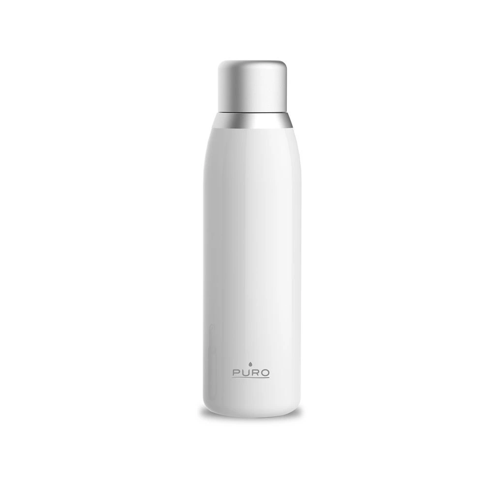Hurtownia GSM - Termos PURO Smart Bottle 500ml INOX s inteligentním víčkem LED (bílá) - PUR145WHT - {ean13} - Hurt