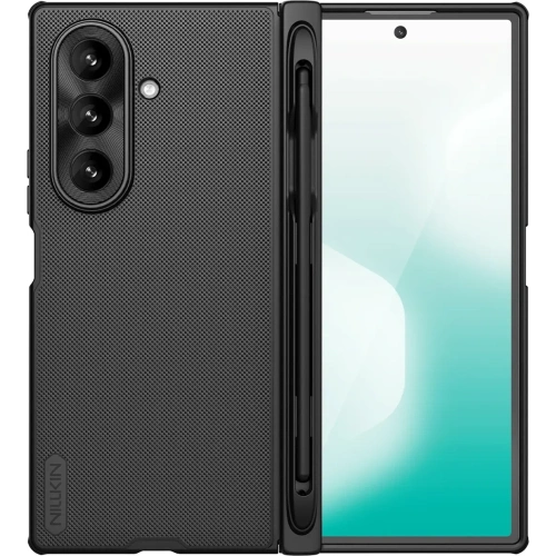 Etui Nillkin Super Frosted Shield Fold Magnetic do Samsung Galaxy Z Fold 7 kompatybilne z MagSafe i z miejscem na S Pen czarne
