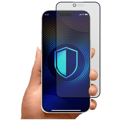 Szkło prywatyzujące 3MK HardGlass Matt Max Privacy do Apple iPhone Air