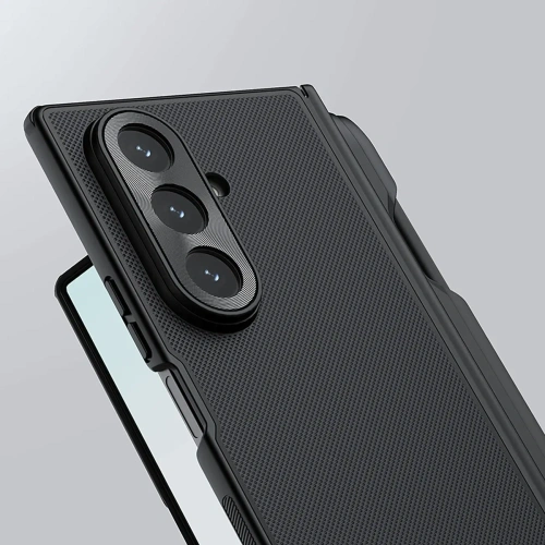 Etui Nillkin Super Frosted Shield Fold Magnetic do Samsung Galaxy Z Fold 7 kompatybilne z MagSafe czarne