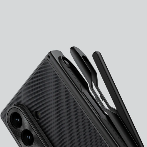 Etui Nillkin Super Frosted Shield Fold Magnetic do Samsung Galaxy Z Fold 7 kompatybilne z MagSafe czarne